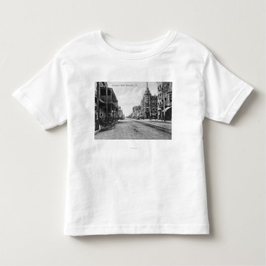 第19通り# 2Bakersfield、カリフォルニアの眺め トドラーTシャツ (正面)