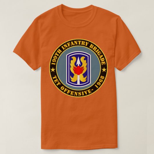 第199歩兵旅団退役軍人SSIテット攻勢1 Tシャツ (デザイン正面)
