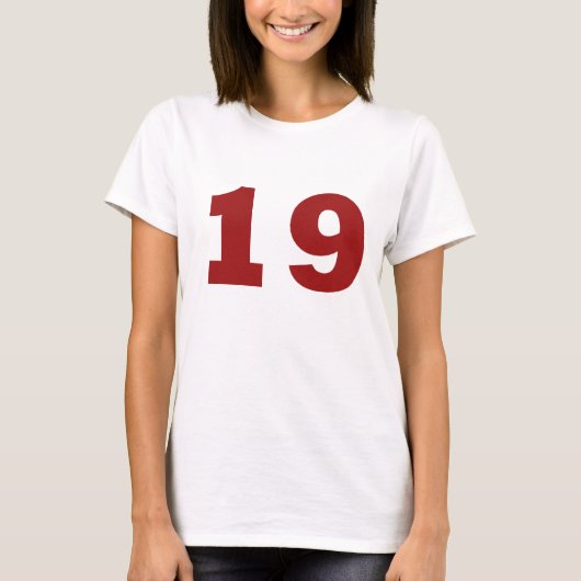第19! Tシャツ (正面)