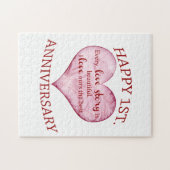 第1。 記念日 ジグソーパズル (横)