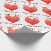 第1。 記念日 ラッピングペーパー (角)