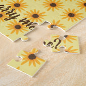 第1 1つのヒマワリの求婚のパズル ジグソーパズル (側面)