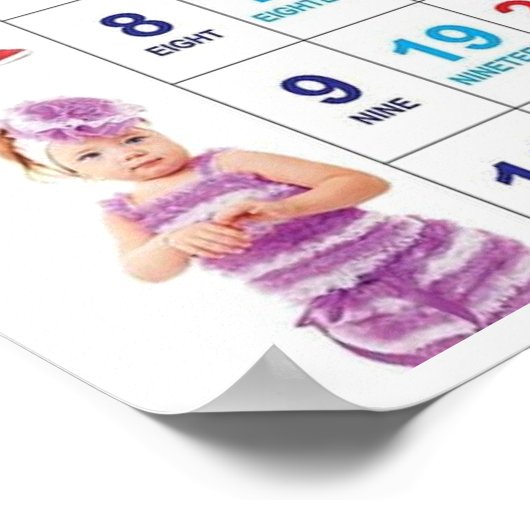 第1-100回幼稚園一覧ポスター ポスター (角)