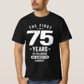 第1 75年 – 75誕生日 Tシャツ (正面)