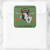 第1 BN.の第26歩兵の101ST空輸のステッカー スクエアシール (バッグ)