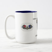 第1 BN.の506TH歩兵は襲います ツートーンマグカップ (左)