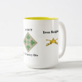 第1 Bn.第66の装甲第4歩兵は襲います ツートーンマグカップ (正面右)