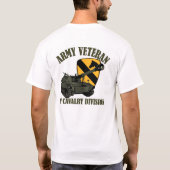 第1 Cavの獣医- M109曲射砲 Tシャツ (裏面)