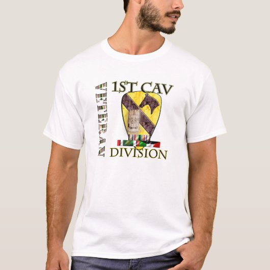 第1 Cav DIVの湾岸戦争ベテラン Tシャツ (正面)