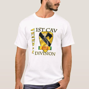 第1 Cav DIVベトナムの退役軍人 Tシャツ