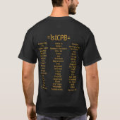 第1 CPBのワイシャツの袖のワイシャツ Tシャツ (裏面)