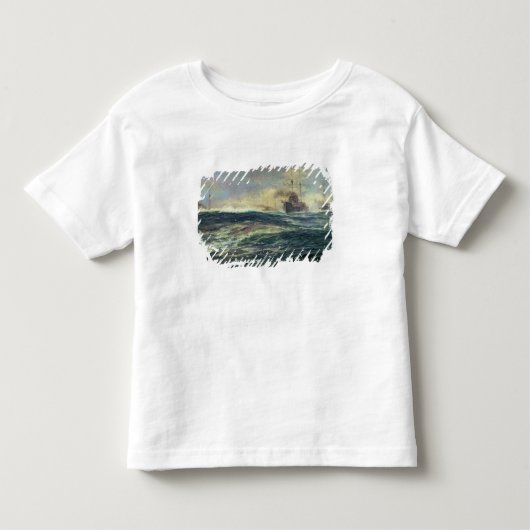 第1 Dreadnoughtsの戦いの艦隊 トドラーTシャツ (正面)