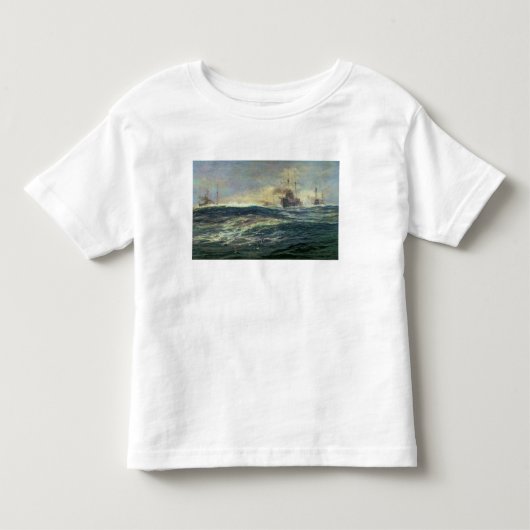 第1 Dreadnoughtsの戦いの艦隊 トドラーTシャツ (正面)