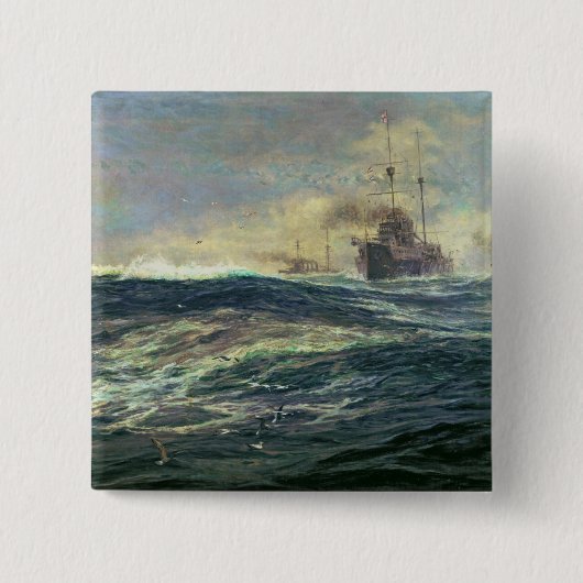 第1 Dreadnoughtsの戦いの艦隊 缶バッジ (正面)