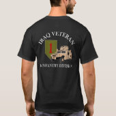 第1 Humvee - IDイラクの獣医 Tシャツ (裏面)