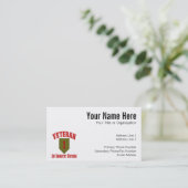 第1 IDの獣医-大学スタイル 名刺 (スタンド正面)