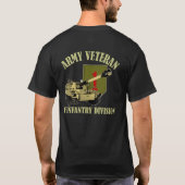 第1 IDの退役軍人- M109曲射砲 Tシャツ (裏面)