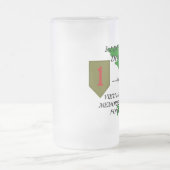 第1 Infのベトナムによって曇らされるマグ フロストグラスビールジョッキ (中央)