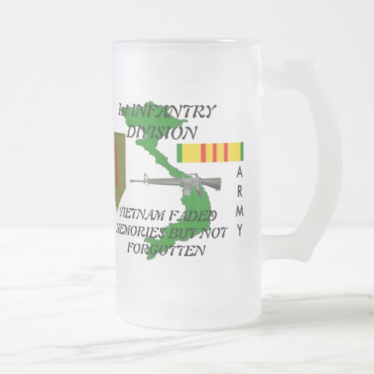 第1 Infのベトナムによって曇らされるマグ フロストグラスビールジョッキ (右)