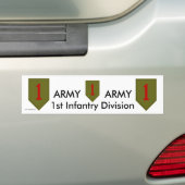 第1 Inf Div bs/1 バンパーステッカー (車上)