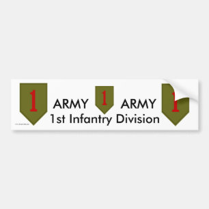 第1 Inf Div bs/1 バンパーステッカー
