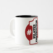 第1 Pilatesのインストラクター ツートーンマグカップ (正面左)