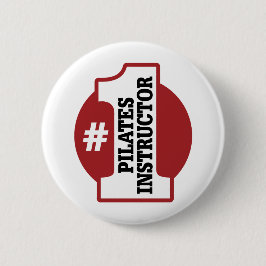 第1 Pilatesのインストラクター 缶バッジ