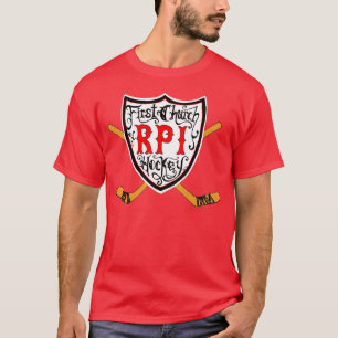 第1 RPIのホッケーの教会 Tシャツ