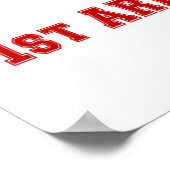 第1AD退役軍人大学スタイル ポスター (角)