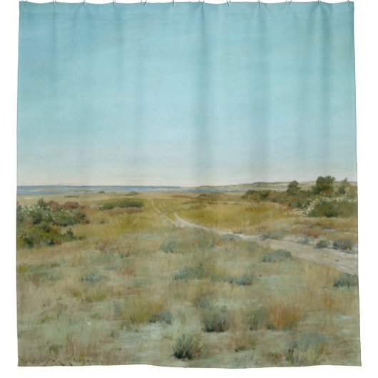 第1Touch秋：ニューヨークの風景州 シャワーカーテン (正面)