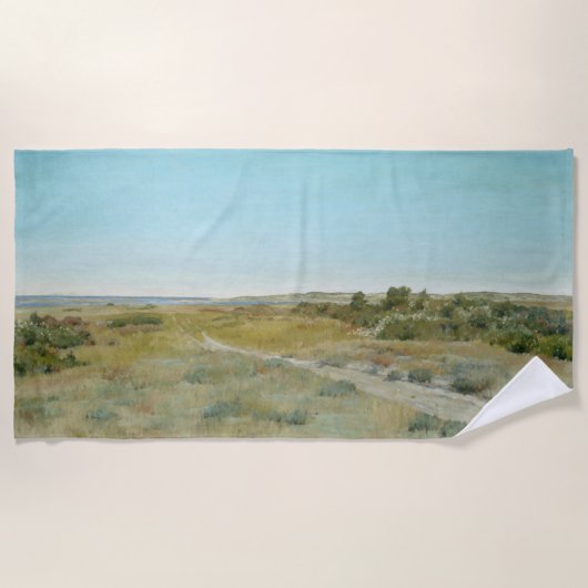 第1Touch秋：ニューヨークの風景州 ビーチタオル (正面)