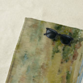 第1Touch秋：ニューヨークの風景州 ビーチタオル (インサイチュ)