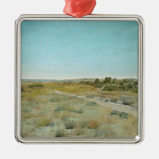 第1Touch秋：ニューヨークの風景州 メタルオーナメント (正面)