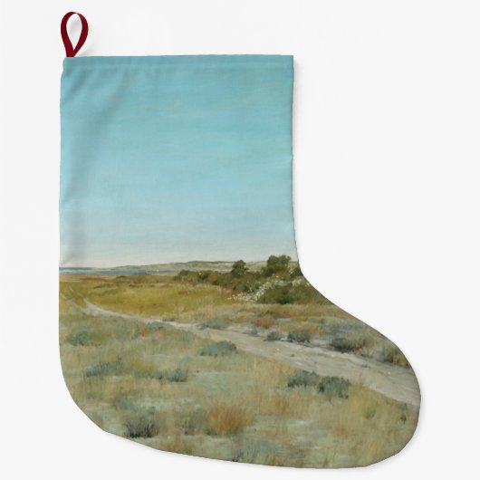 第1Touch秋：ニューヨークの風景州 ラージクリスマスストッキング (正面)