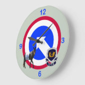 第1TSC JAGクロック ラージ壁時計 (傾斜)