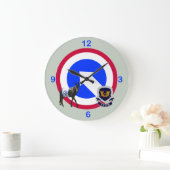 第1TSC JAGクロック ラージ壁時計 (ホーム)