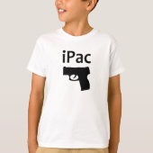 第2おもしろいな修正のワイシャツのiPACの銃砲規制のTシャツ Tシャツ (正面)