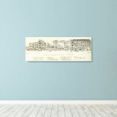 第2の西側市場とミッション キャンバスプリント (インサイチュ (ウッドフロア))