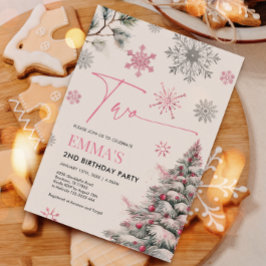 第2の誕生日招待状、ウィンターツー誕生日 招待状