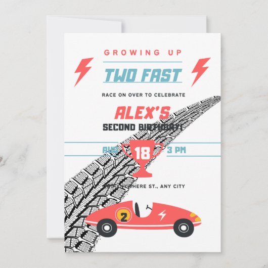 第2の誕生日招待状 招待状 (正面)