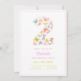 第2の誕生日招待状 招待状