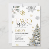 第2の誕生日招待状、2つのワイルド誕生日 招待状 (正面)