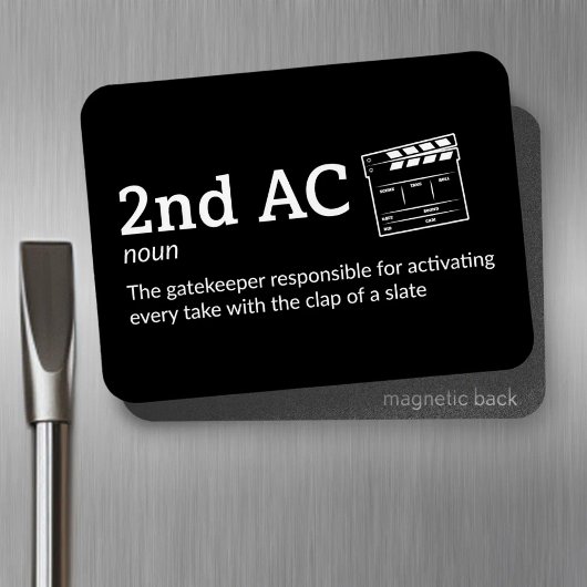 第2のAC定義 – フィルムクルー3" x 4" Flex マグネット