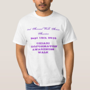 第2アメリカを渡る年次歩行 Tシャツ