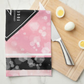 第2エレガントバラクォー結婚ツ記念日 キッチンタオル (四つ折り)