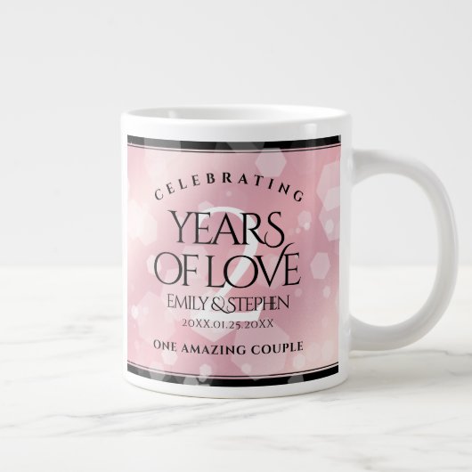 第2エレガントバラクォー結婚ツ記念日 ジャンボコーヒーマグカップ (右)