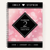 第2エレガントバラクォー結婚ツ記念日 ノートブック (正面)