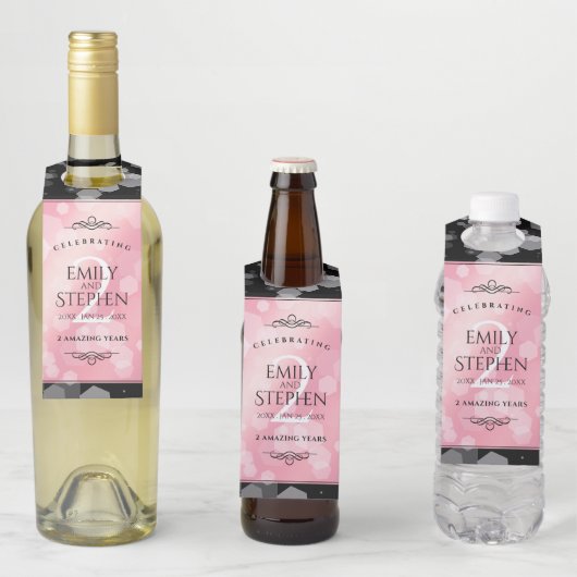 第2エレガントバラクォー結婚ツ記念日 ボトルネックタグ (インサイチュ)