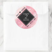 第2エレガントバラクォー結婚ツ記念日 ラウンドシール (バッグ)