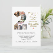 第2カスタム回結婚記念 招待状 (スタンド正面)